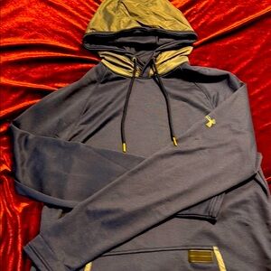 Under Armour Men's Navy and Grey Hoodie XL